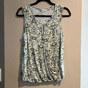 CAbi faux wrap top size small